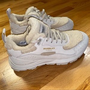 Vintage Sneakers- BrandBlack women Nomo 2.0 Faux Shearling Natural.   Awesome!!